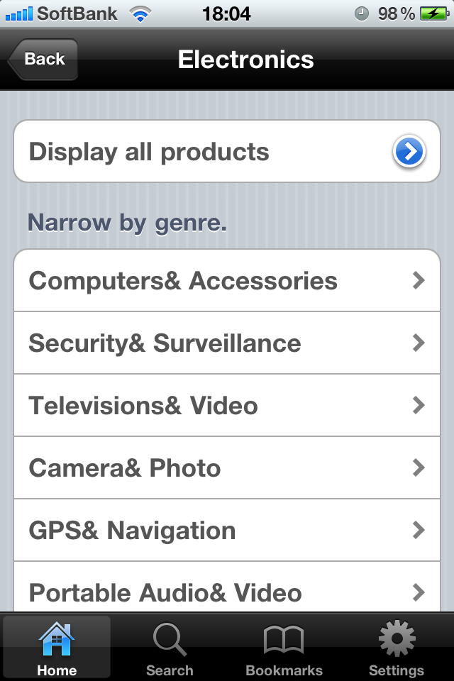 Search by genre